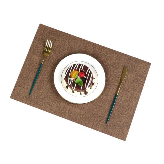 Non-Slip Placemat Heat Resistant Dining Table Mat for Plates Bowls Cups Teapots Reusable Washable Coaster for Kitchen Outdoor Use