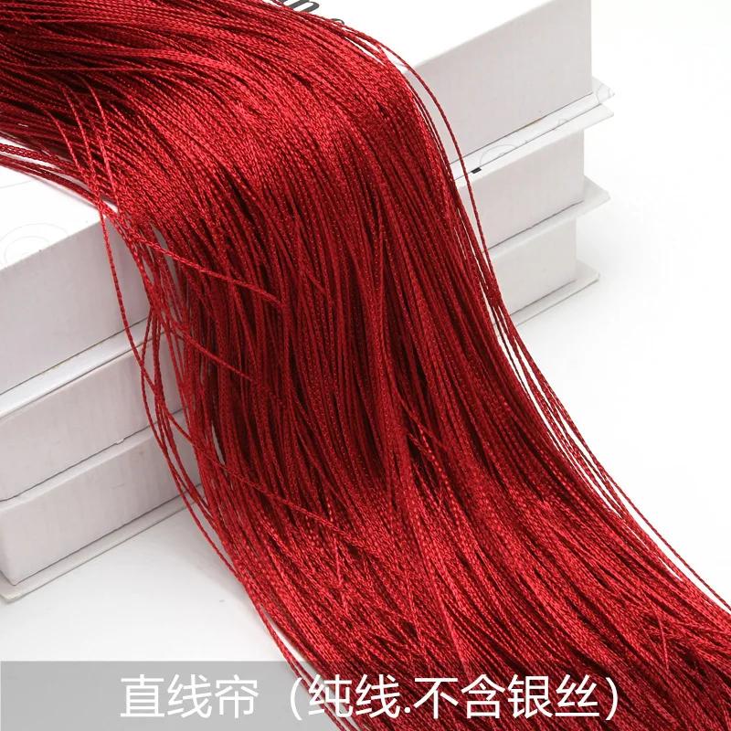 

Curtains For Living Room100CMX200CM Thread Curtain For Living Room Door Wall Window Panel Room Dividerde Coration Tassel Curtain 100CM X 200CM