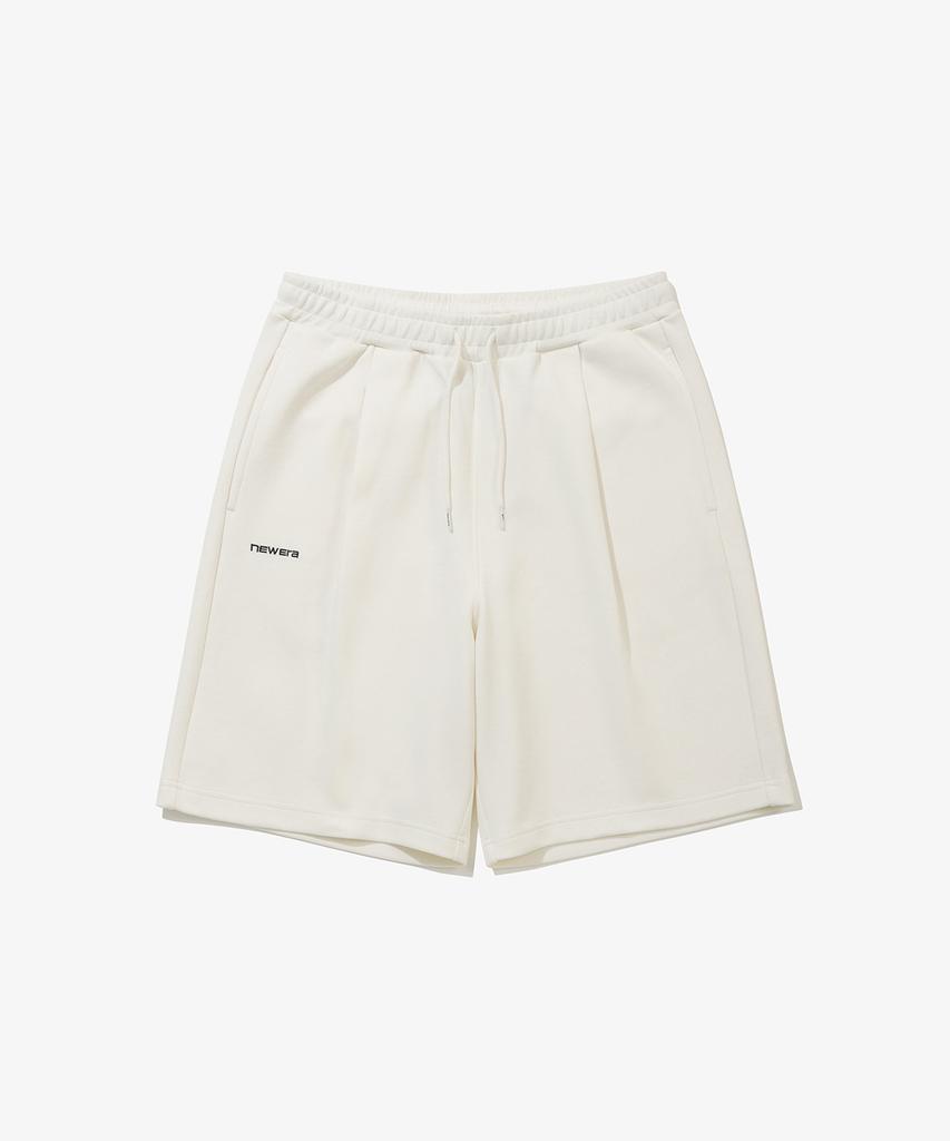 NEW ERA Wide Sweat Half Pants Off White 14954600