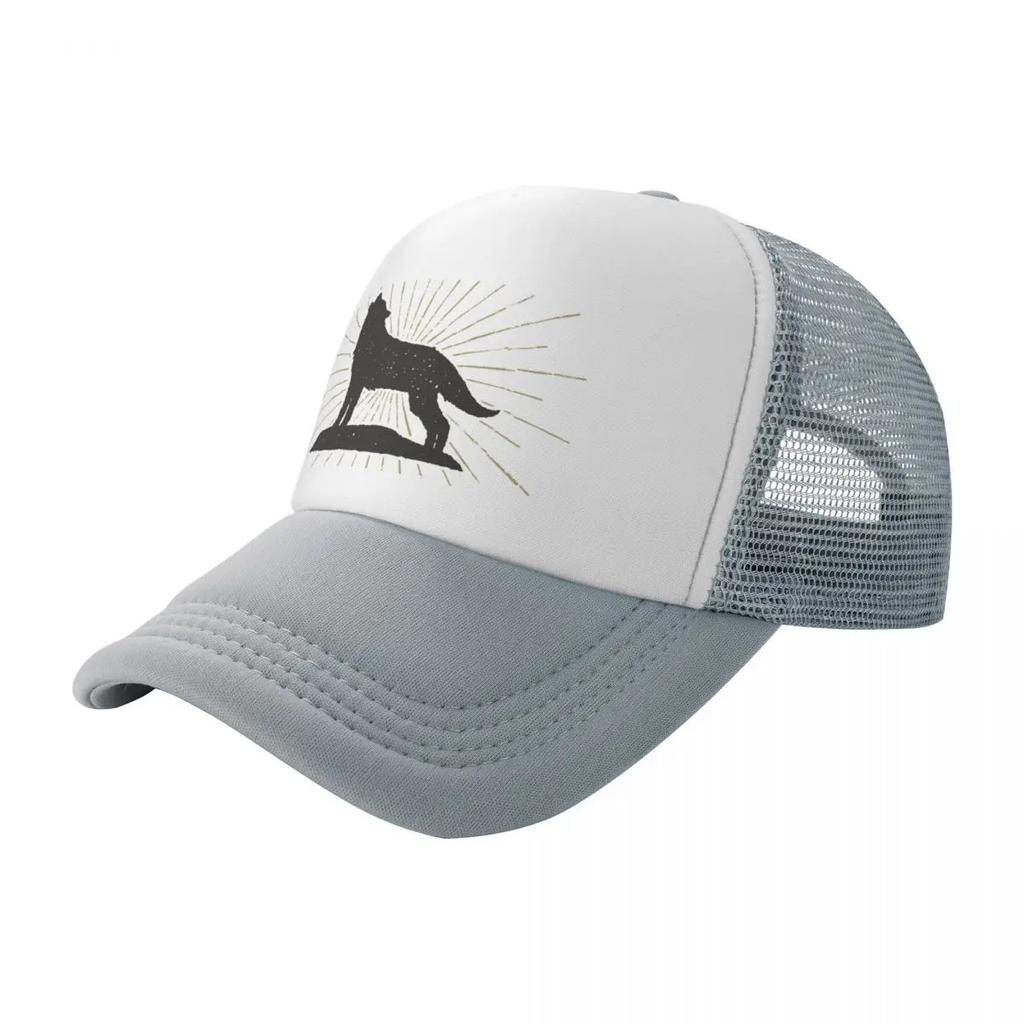 Howling Wolf Star Baseball Cap Sunscreen Hat Beach Hard Hat Winter Men Womens