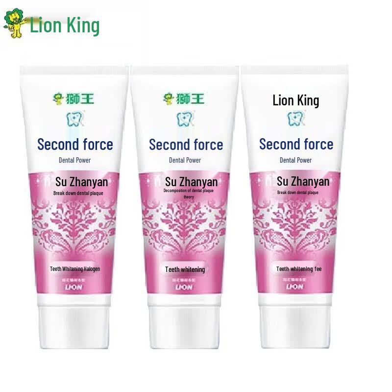 Зубная паста Lion Denticare с энзимами для отбеливания - Цветочная мята (3 упаковки)