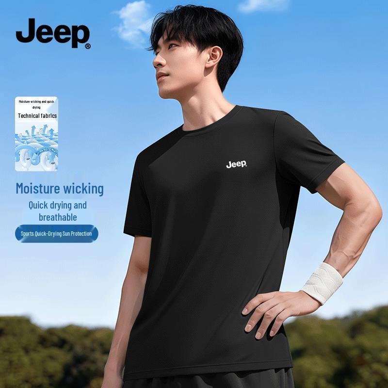 JEEP Men s Quick-Dry Outdoor Sports T-Shirt L