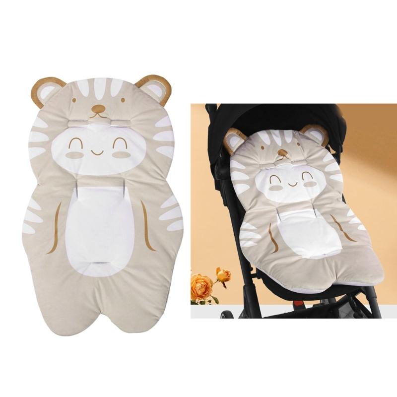 Niedliche Cartoon Baby Kinderwagenauflage Autositzkissen Atmungsaktive Säuglingssitzauflage Matratze Buggy Essstuhl Zubehör