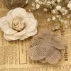 2/3/5pcs 9cm Handmade Jute Hessian Burlap Rose Flowers Vintage Rustic Wedding Decoration Jute Christmas Decorations for Home