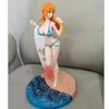 33cm One Piece Nami Figure Anime Figures Sexy Swimsuit Statue Beach Bikini Girl Action Figurine PVC Model Collection Decor Toy Gift