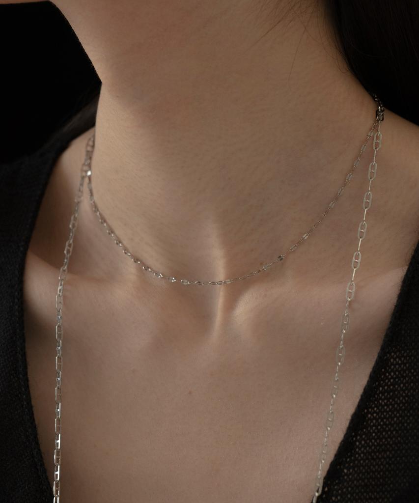 Novice Tokyo Petal Chain Necklace [Stainless] / Silver