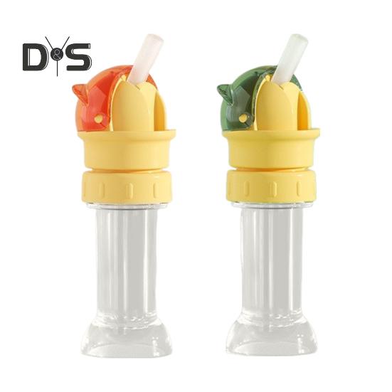 Reusable Water Bottle Lid with Straw Dustproof Cover Anti-Choking Straw Cap Portable Drinking Straw Accessory for Kids