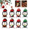 Retro Small Oil Lamp Halloween LED Snowman Lantern Light 12 Expressions With Hat Scarf Holiday Party Home Festive Decoration