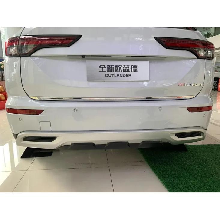For Mitsubishi Outlander 2013- -2024 Stainless Steel Rear Door Trunk Lid Tailgate Strips Trims Car Styling Accessories