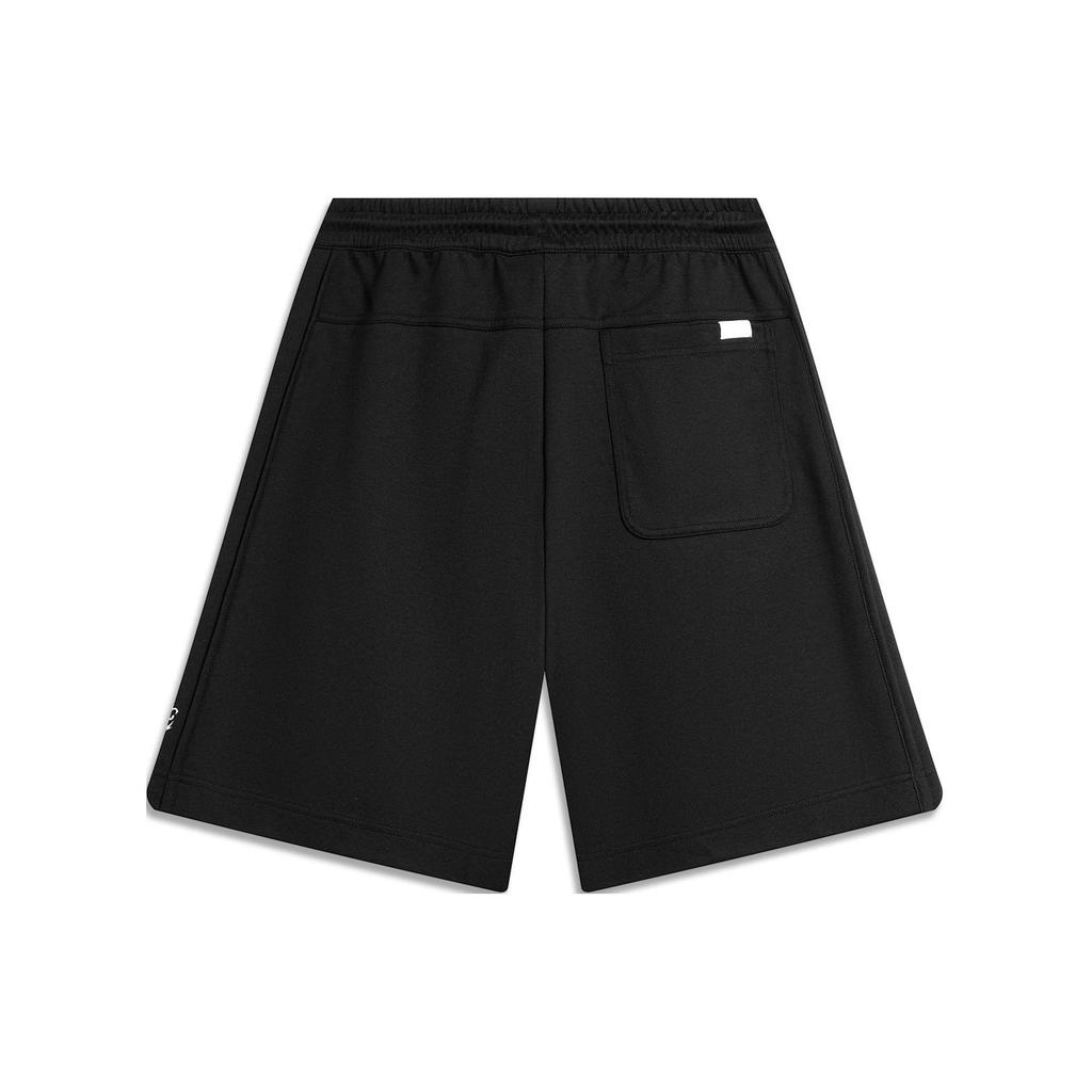 Li Ning Chinese Culture Series Knitted Quick-Dry Ice Feel Sports Casual Shorts Unisex Shorts Black AKSU313-3