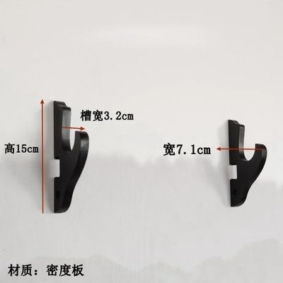 Wandmontierter Katana-Aufhängerhalter, Kleiderbügel, Samurai-Schwerter-Aufbewahrungsregal für die Dekoration im Wohnzimmer zu Hause, Schlafzimmer