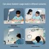 LED Desk Lamp: Eye Protection, Bedside & Study Light for College Dorm; Night Light with Charging & Timer; Compact & Stylish Design