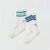 [26SS Clove] Triple Striped Crew Socks (2color)