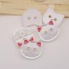 40pcs Cute Resin Cat Buttons 12mm Kitten Head Buttons Fashionable Kitty Buttons  Cardigan Sweater