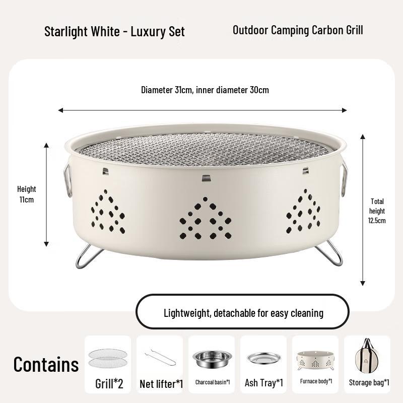 Outdoor Camping Grill & Tea Brewing Set