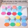 1/8Pcs 8 Colors Temporary Hair Chalk Washable Disposable Hair Dye Pressed Powder Single Color Men Women Hair Coloring Powder Box Halloween Cosplay