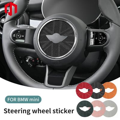Lenkradaufkleber für MIMI R55 R56 R57 R61 R50 R52 R53 F54 F55 F56 F60 Wildleder Spezieller Autoaufkleber