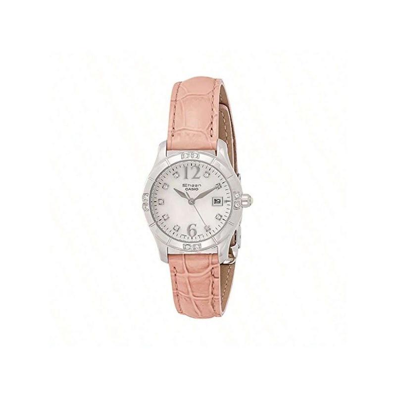 Casio Sheen Women s Analog Pink Wristwatch, Model SHN-4019LP-7ADR розовый