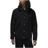Jordan Essentials Solid Polo Casual Button Jacket Men Jacket Black FN4528-010