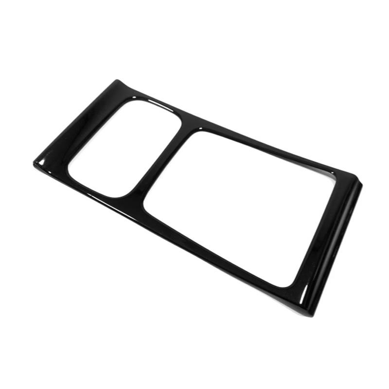 For BYD  ATTO 3 YUAN PLUS   ABS carbon center control gear box shift panle cover front water cup holder cover sticker