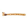 Cat-Shaped Wall-Mounted Coat Hook Rack Versatile Wooden Wall