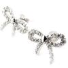 Les Trésors De Lily [J2089] - Boucles Argent 'Noeud Romantique' blanc