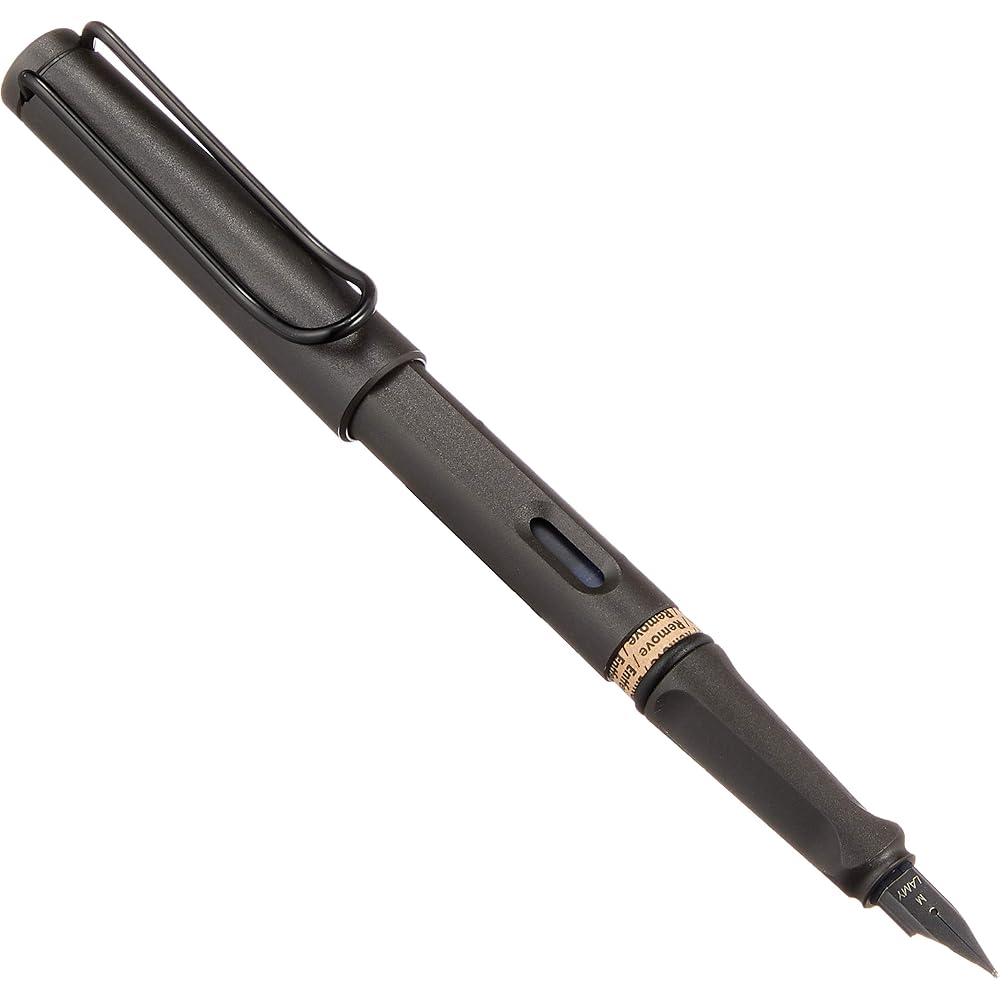 LAMY Ramy Fountain Pen Tip M (Medium) Safari Black L17-M Dual Use Converter Sold Separately, Regu...