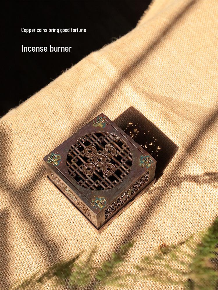 Agarwood Incense Burner - Antique Zen Desk Ornament for Home