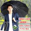 Folding Umbrella Mens Womens Sturdy 12 Ribs Automatic Open Close Teflon Water-repellent Dirt-resistant Oil-resistant Large Rain Sunshade UV Cut Light