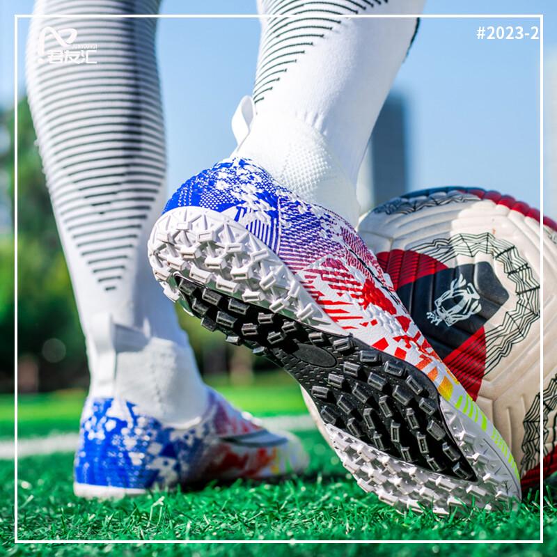 JunYouHui Unisex TF Studded Soccer Shoes 39