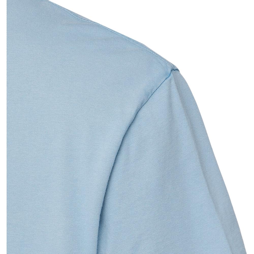 Calvin Klein Letter Round Neck Short Sleeve Pullover T-Shirt Men Tops Blue 4RB824G-CFF