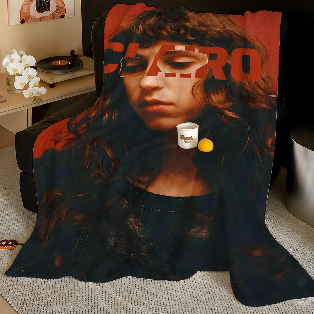 Music C-Clairo Throw Flannel Blanket, Soft Warm, Durable & Washable cute Cool