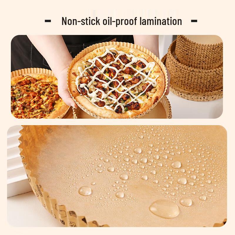 6-inch Air Fryer & Baking Paper Liners (50 Pack)