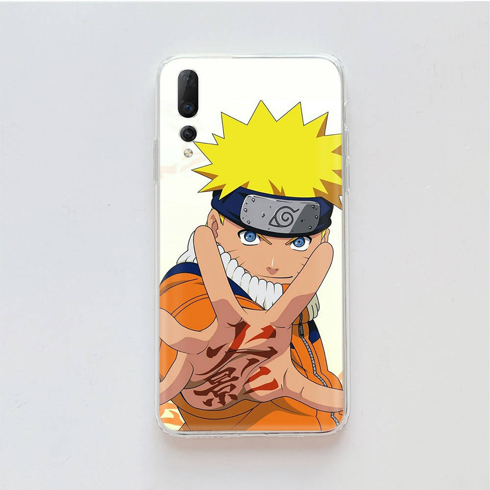 Transparent Case for Samsung A04 A14 A23 M33 M53 Realme 10 9 C35 C55 VIVO X80 Infinix Hot 30 Note 11 Tecno Spark 8P Pro W-72 Naruto
