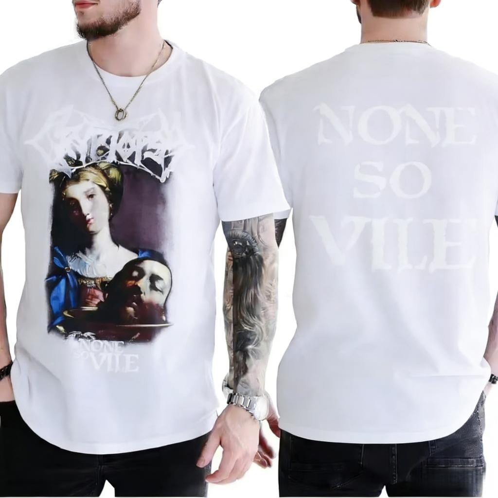 CryptopsyNone So Vile Cotton Adult Pattern Printed Tshirt S4XL Casual Printed Shortsleeved Everyday Wear for Men and Women