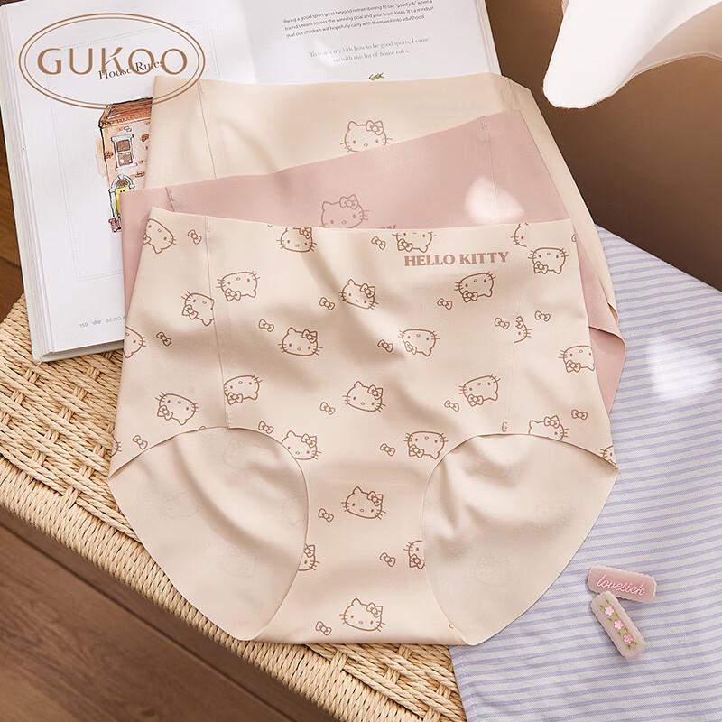 

Gukoo Бесшовные женские трусы, 3 шт. XL