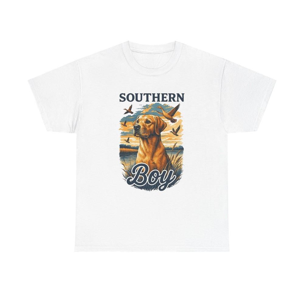 Southern Boy Hunting Graphic T Shirt Unisex Heavy Cotton Tee Unisex T-Shirt XXL