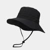 Solid color eaves outdoor summer sun hat leisure sports mountaineering sun hat versatile bucket hat tide