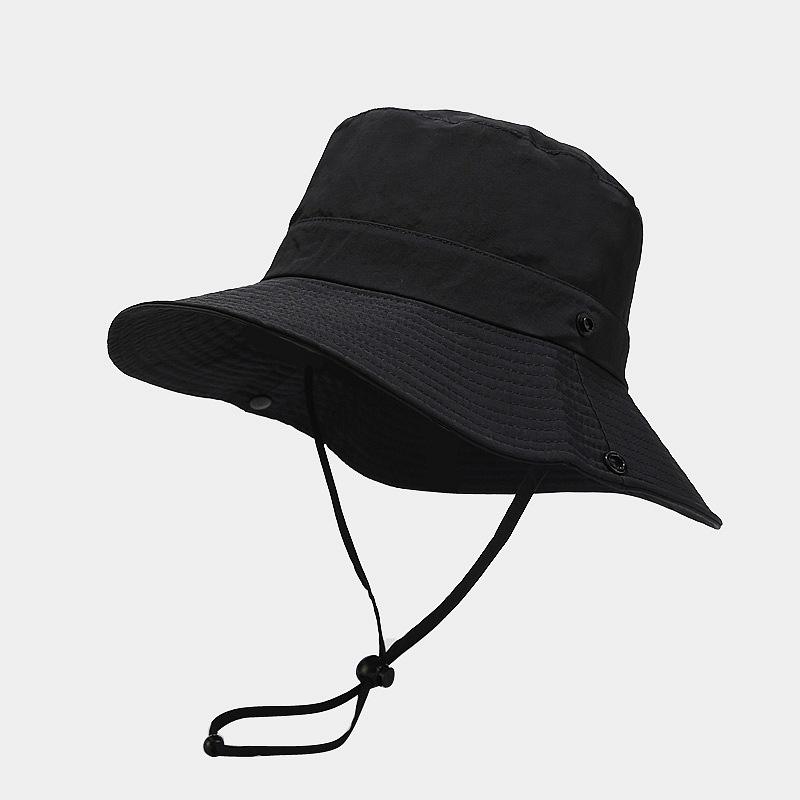 Solid color eaves outdoor summer sun hat leisure sports mountaineering sun hat versatile bucket hat tide
