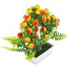 Fake Fruit Tree Decor Plastic Artificial Fruit Tree with Pot Natural Looking Simulation Bonsai for Desktop Table Centerpiece