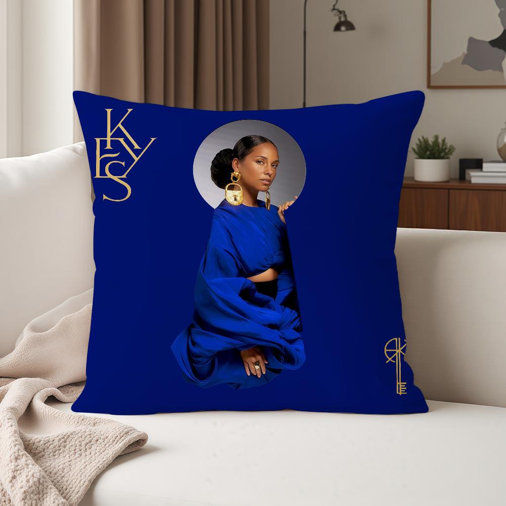 AAlicia Keys Singer In Tokyo Pillow Case Suitable For Bedrooms Living Rooms Cars Home Decoration