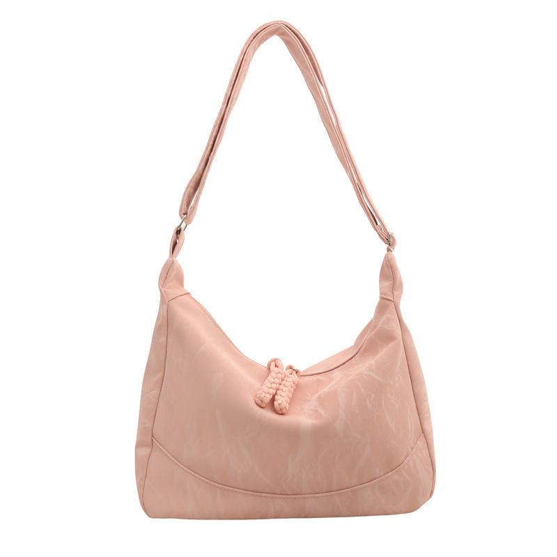 Japan and Korea Messenger Bag 2025 Spring and Summer New Casual and Beautiful Shoulder Bag Student Cloth Bag Large Capacity Simple Tote Bag