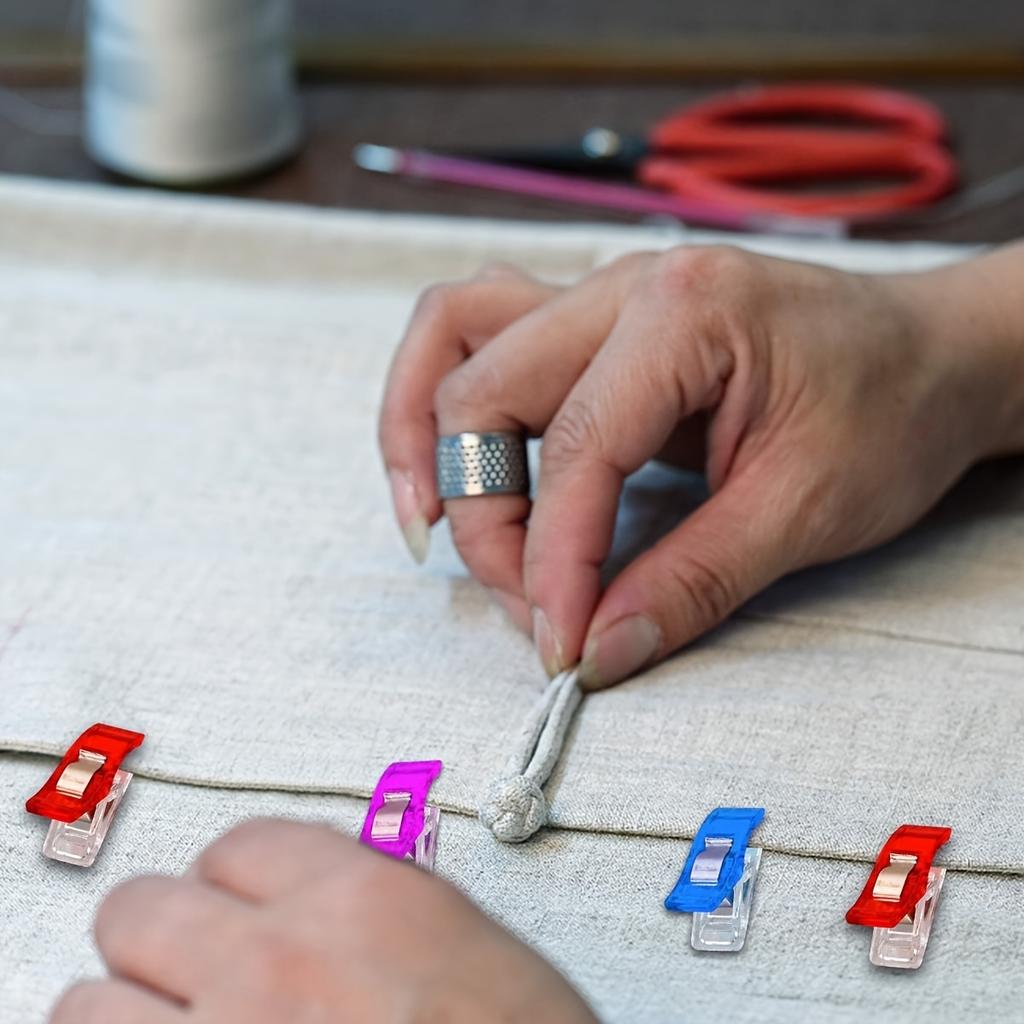 40/70/120pcs Multi-Purpose Sewing Clips for Fabric & Quilting - Secure Grip, Ergonomic Design, Mixed Colors
