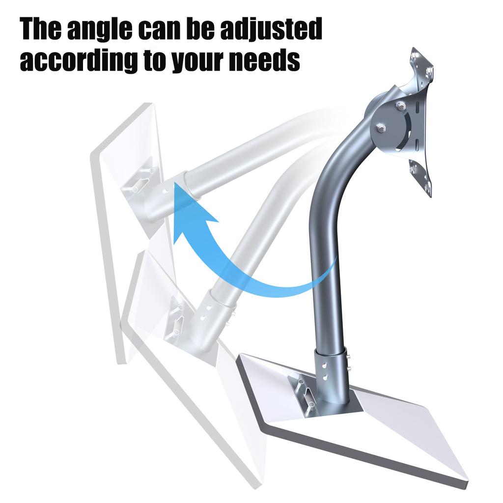 Adjustable Long Wall Mounting Kit Adjustable Roof Bracket Mount Elbow Pipe Adapter Support Accessories Easy Installation