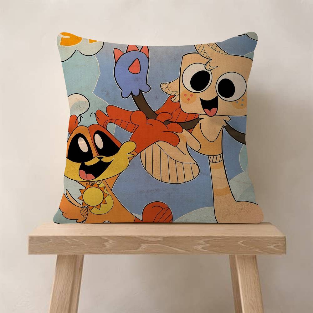 Critters Catnap Dogday Pillow Cover Sofa Cushion Cover Home Room Decoration Children Gift