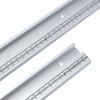 T-Track with Scale for Woodworking - Double Cut Profile Universal with Predrilled Mounting Holes Aluminum T-Slot - Router Track