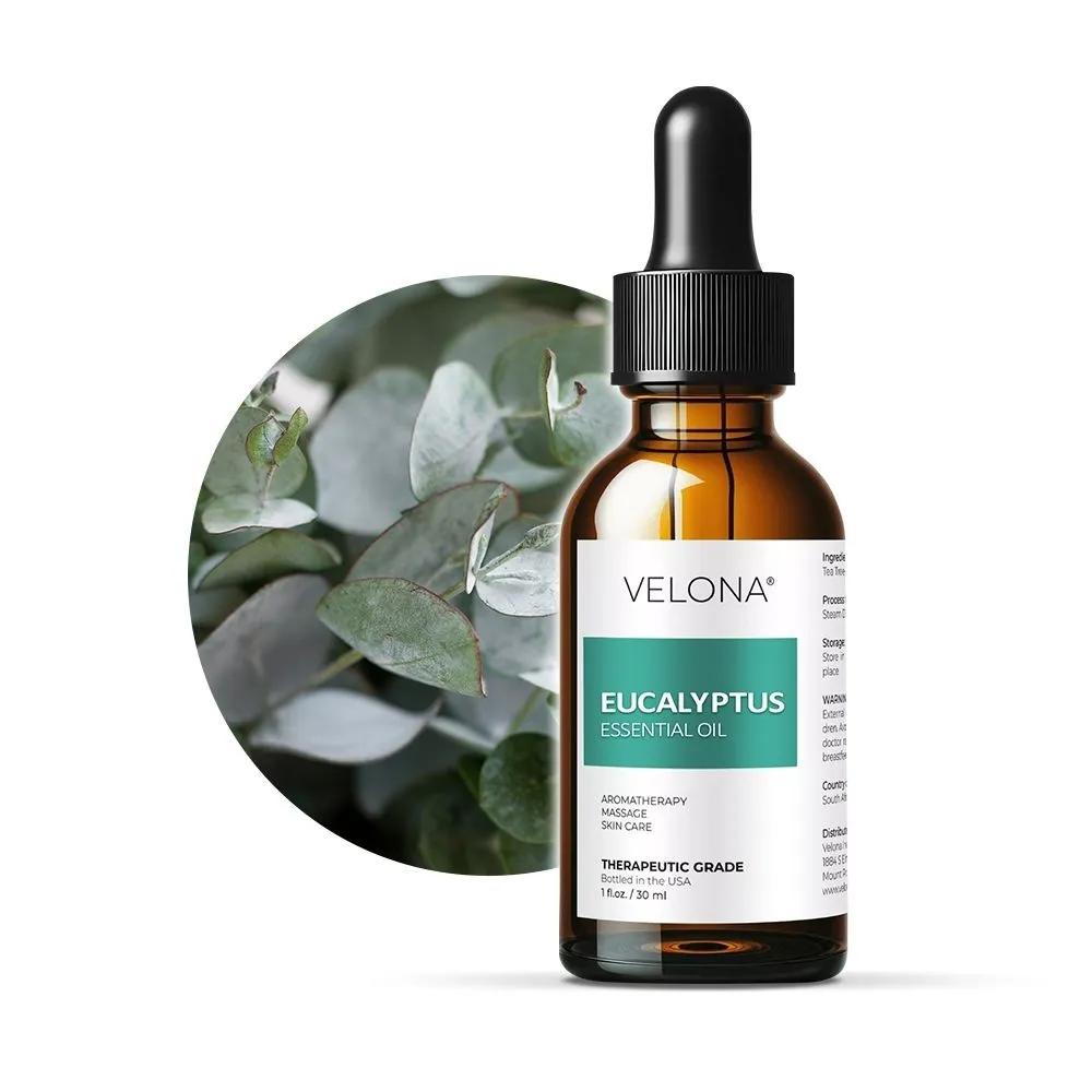 VELONA 100% Natural Essential Oil 30ml Choose 1 of 5: Lavender / Rosemary / Eucalyptus / Tea Tree / Peppermint