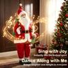4ft Life Size Singing Dancing Santa Claus 120 Cm Musical Animated