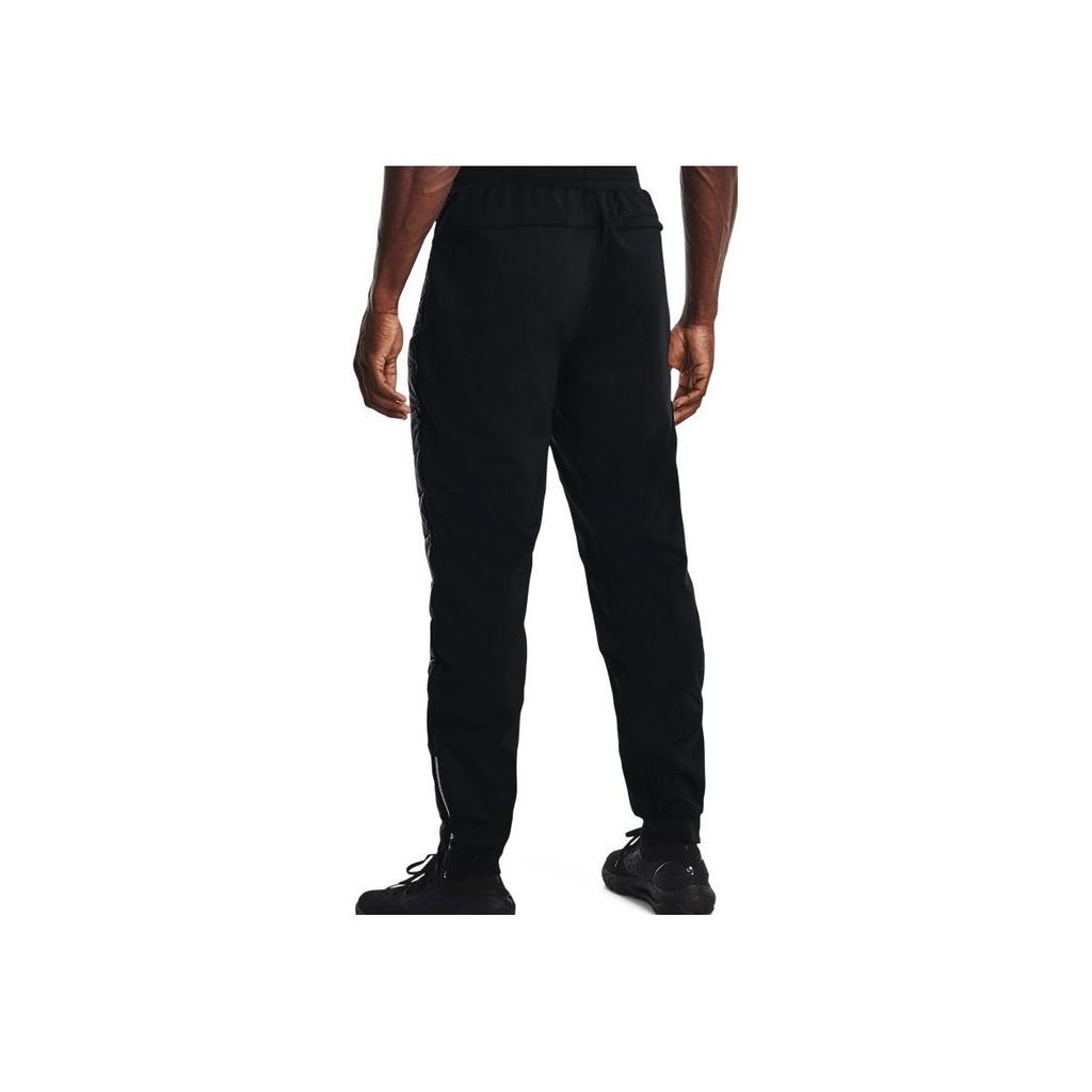 Under Armour Logo Print Cuffed Freizeithose Herren Unterteile Schwarz 1368676-001