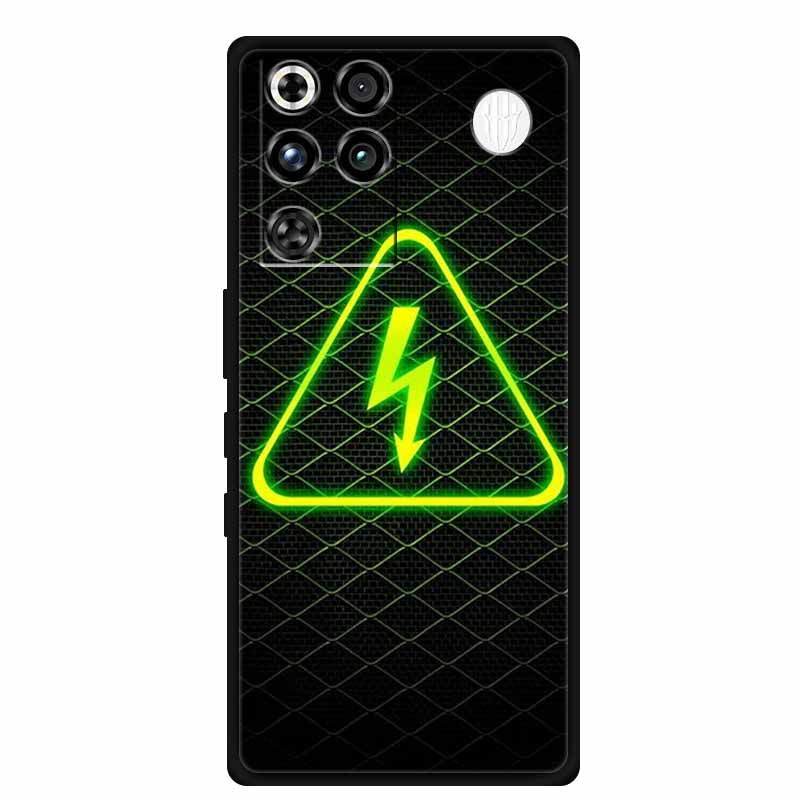 For ZTE Nubia RedMagic 11 Pro 5G Case Black TPU Cool Animal Silicone Back Cover For RedMagic 11 Pro Cases 11Pro Coque Funda Para